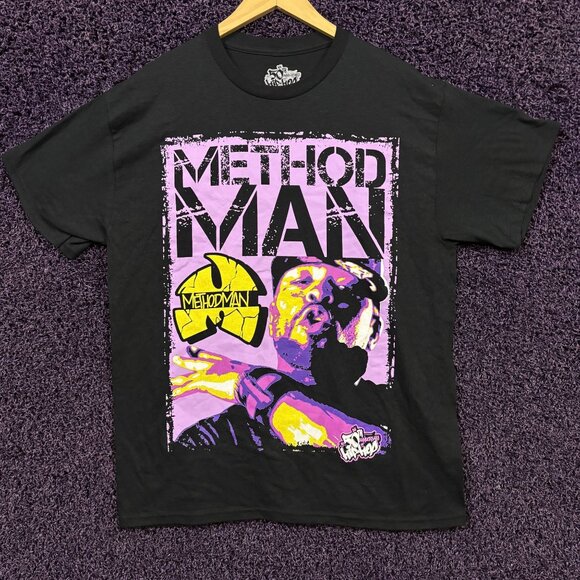 Method Man Wu-Tang Clan East Coast Hip Hop Legend T-Shirt L - Picture 1 of 4